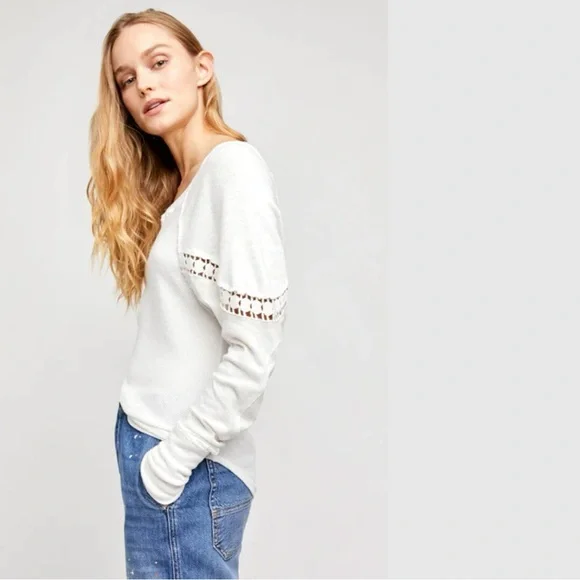 We The Free White Luela Thermal Long Sleeve Shirt - Picture 3 of 5